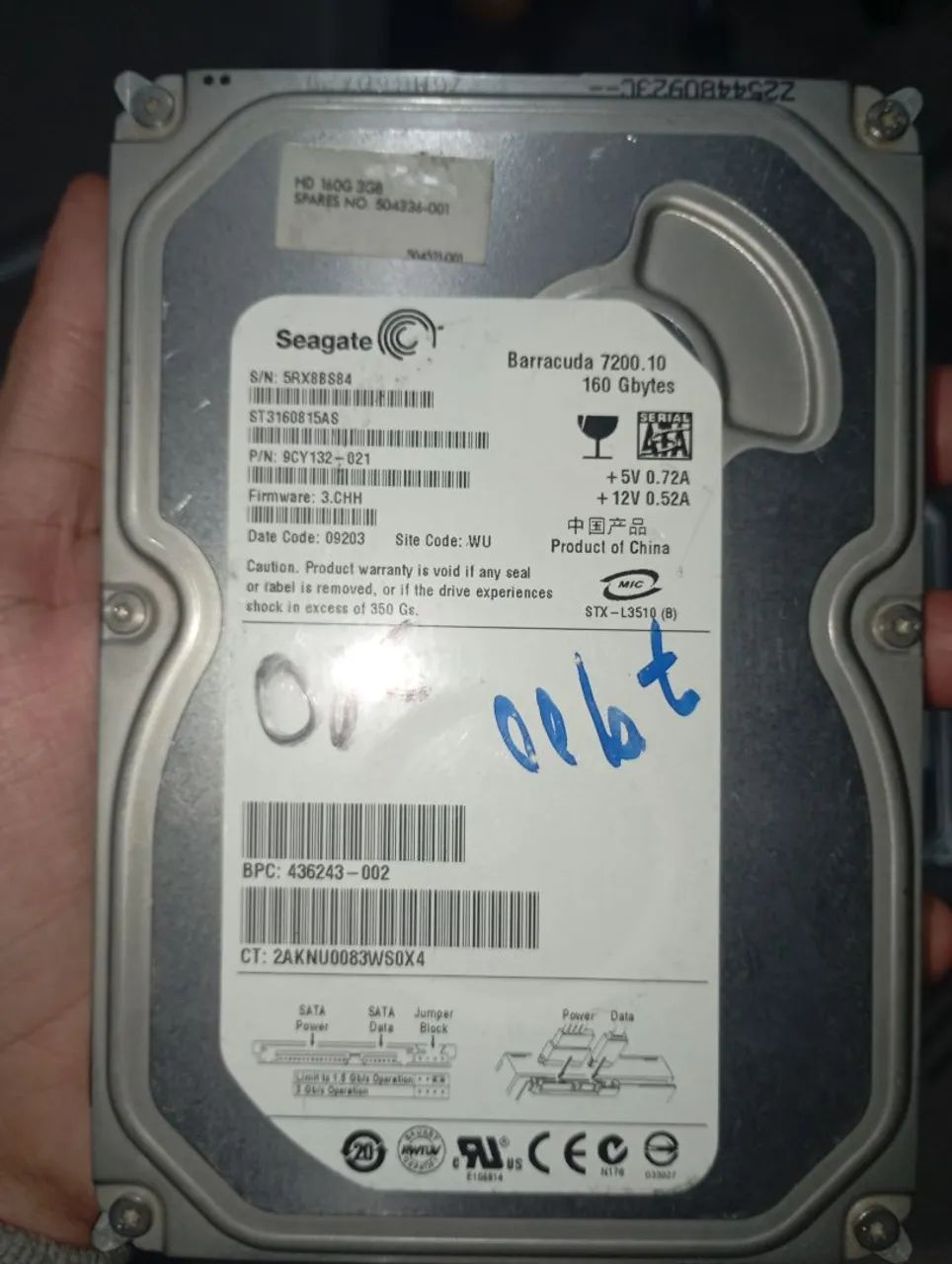 Lote HDs  - 80GB, 160GB e 250GB - Foto 4