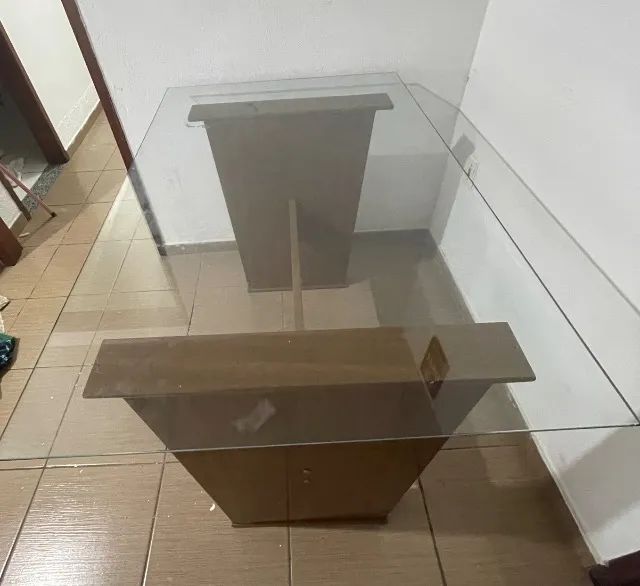 Mesa de vidro 4 lugares  - Foto 2