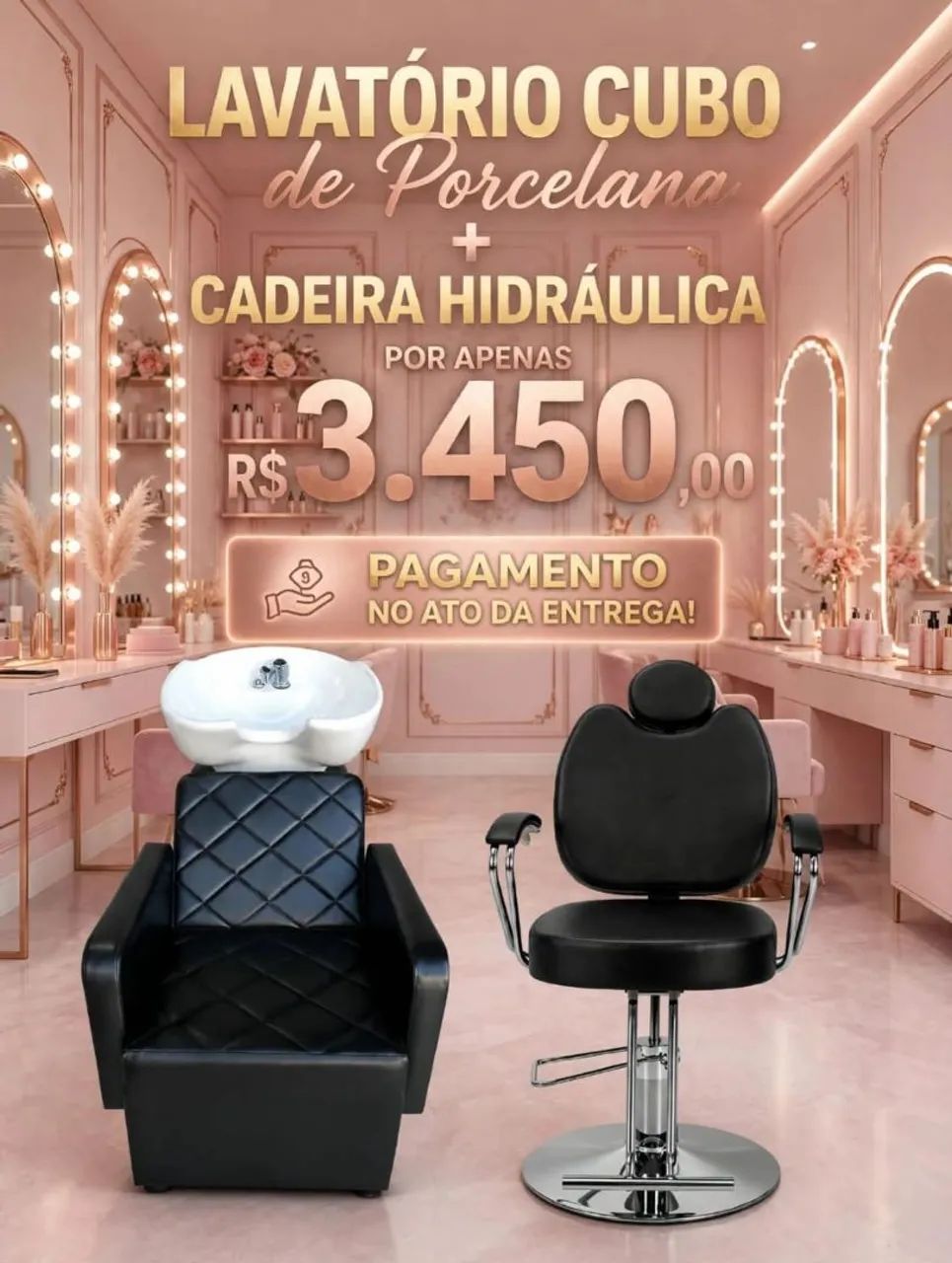 Cadeiras para salão de beleza  - Foto 2