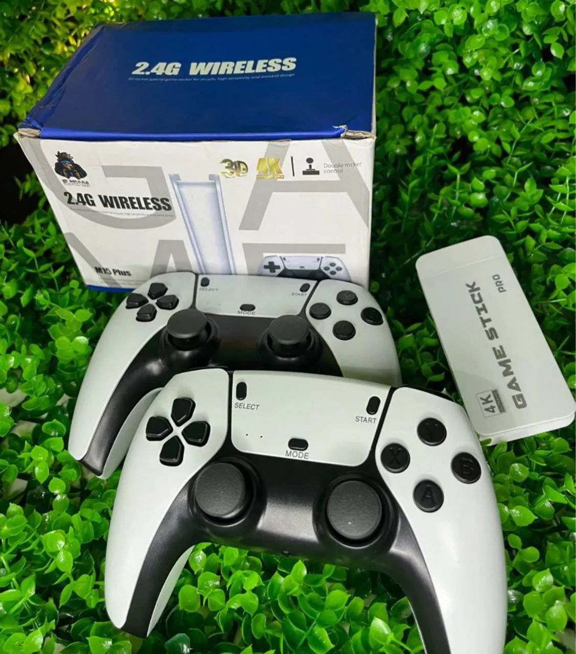 VENDO VÍDEO GAMER STICK M15 PRO  COM 2 CONTROLES  NA CAIXA  COM GARANTIA!!