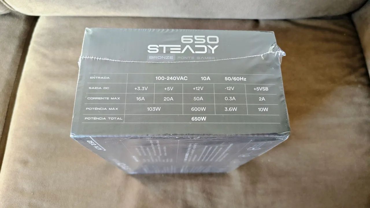 Fonte Gamer 650w 80plus Bronze - Foto 3