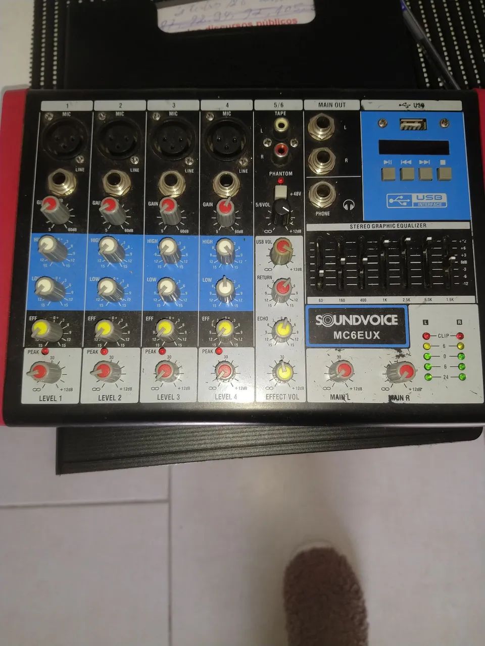 mesa de som Soudvoice MC6EUX - Foto 2