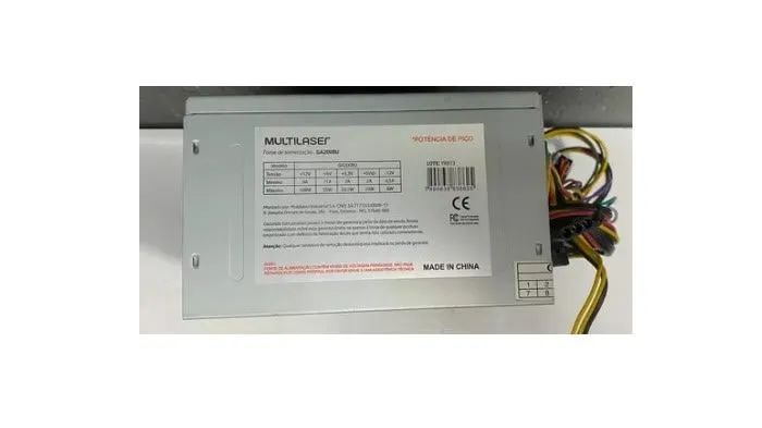 Fonte para pc Multilaser 200 Watts - Foto 4