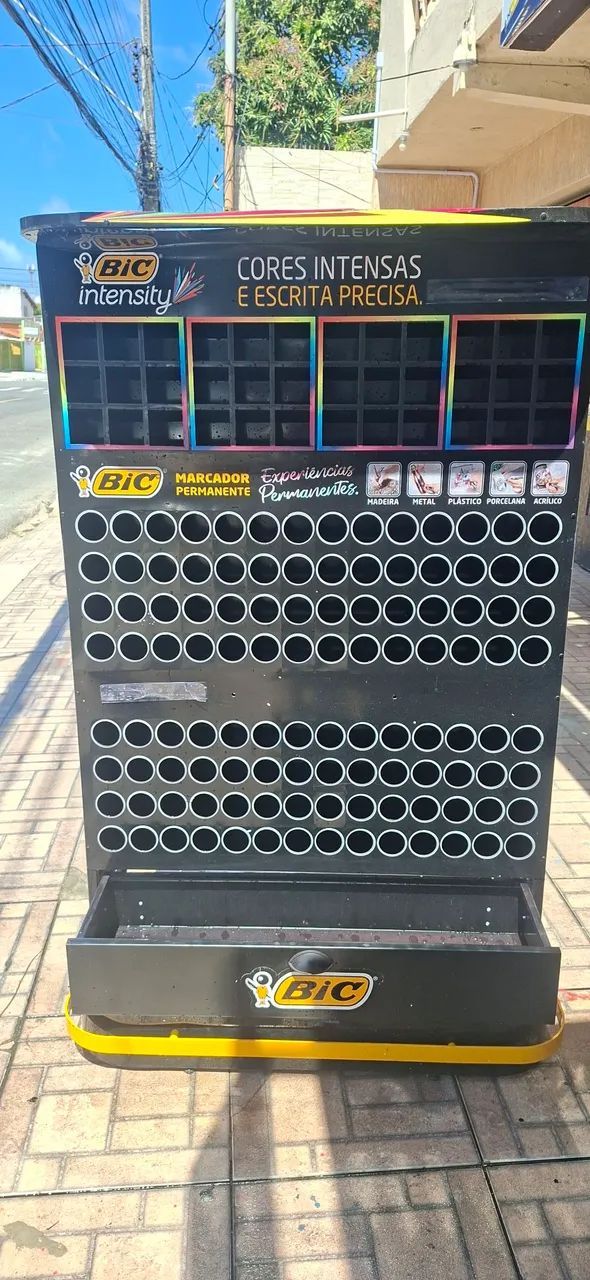 Expositor de caneta, lápis e marcadores da bic - Foto 2
