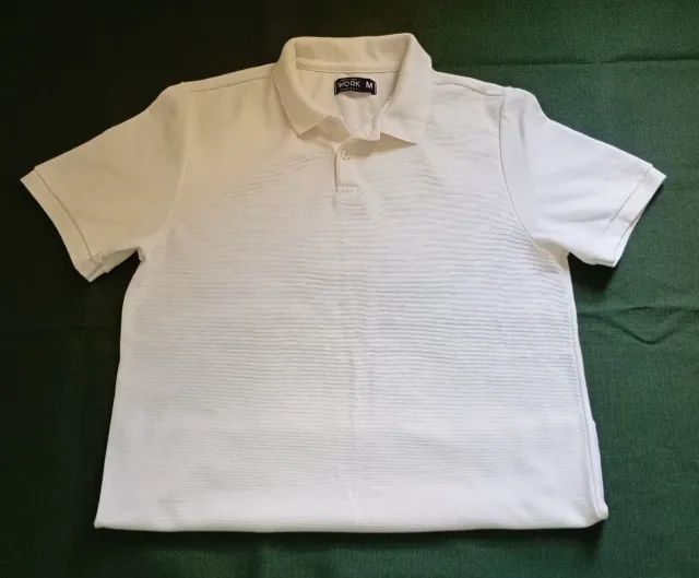 camisa pólo off white