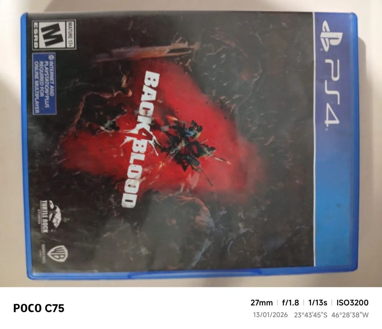 Jogo play 4 back 4 blood