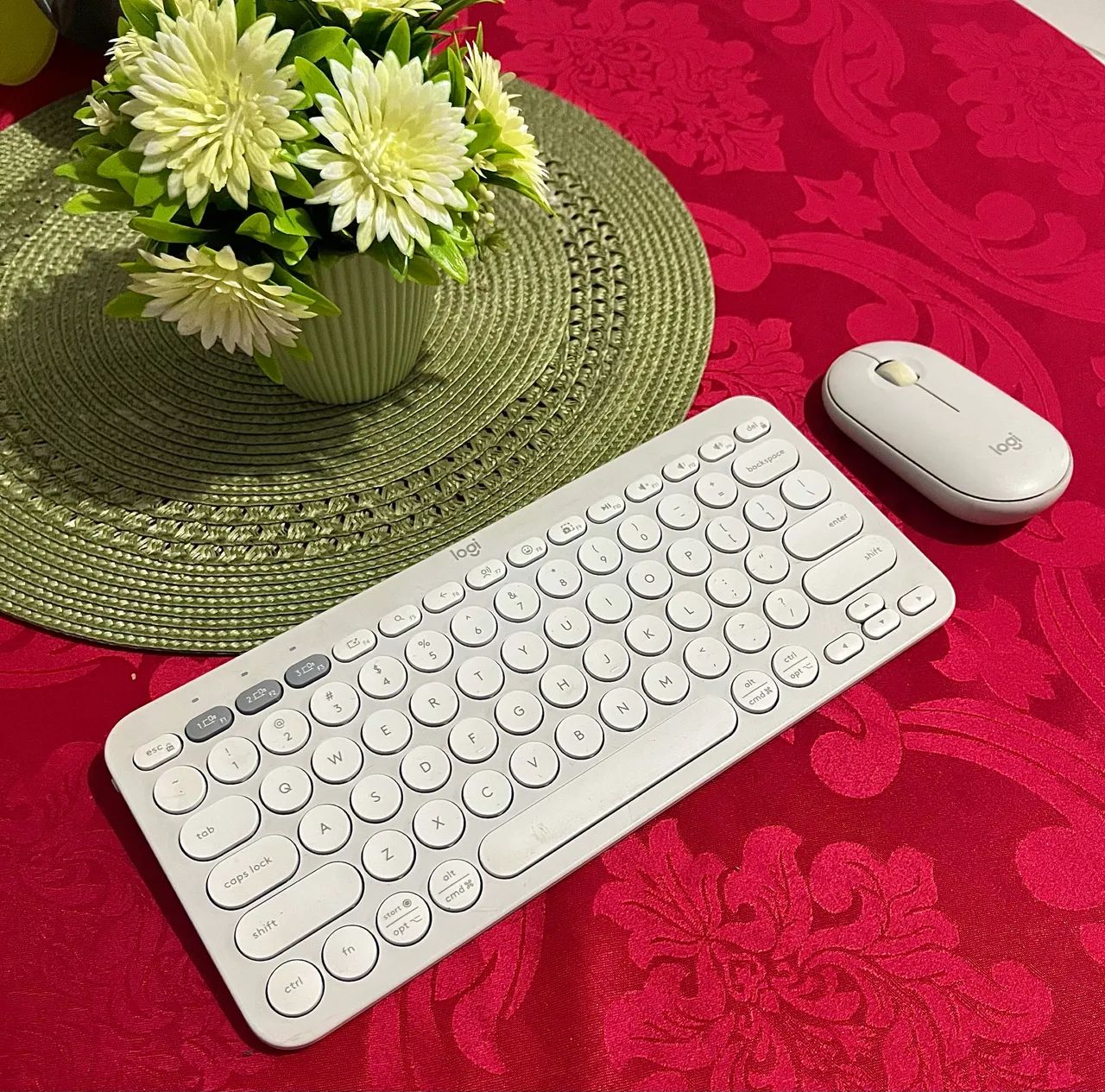 Kit setup Vendo Kit Setup Teclado E Mouse Branco K380s + M350s Logitech - Foto 2