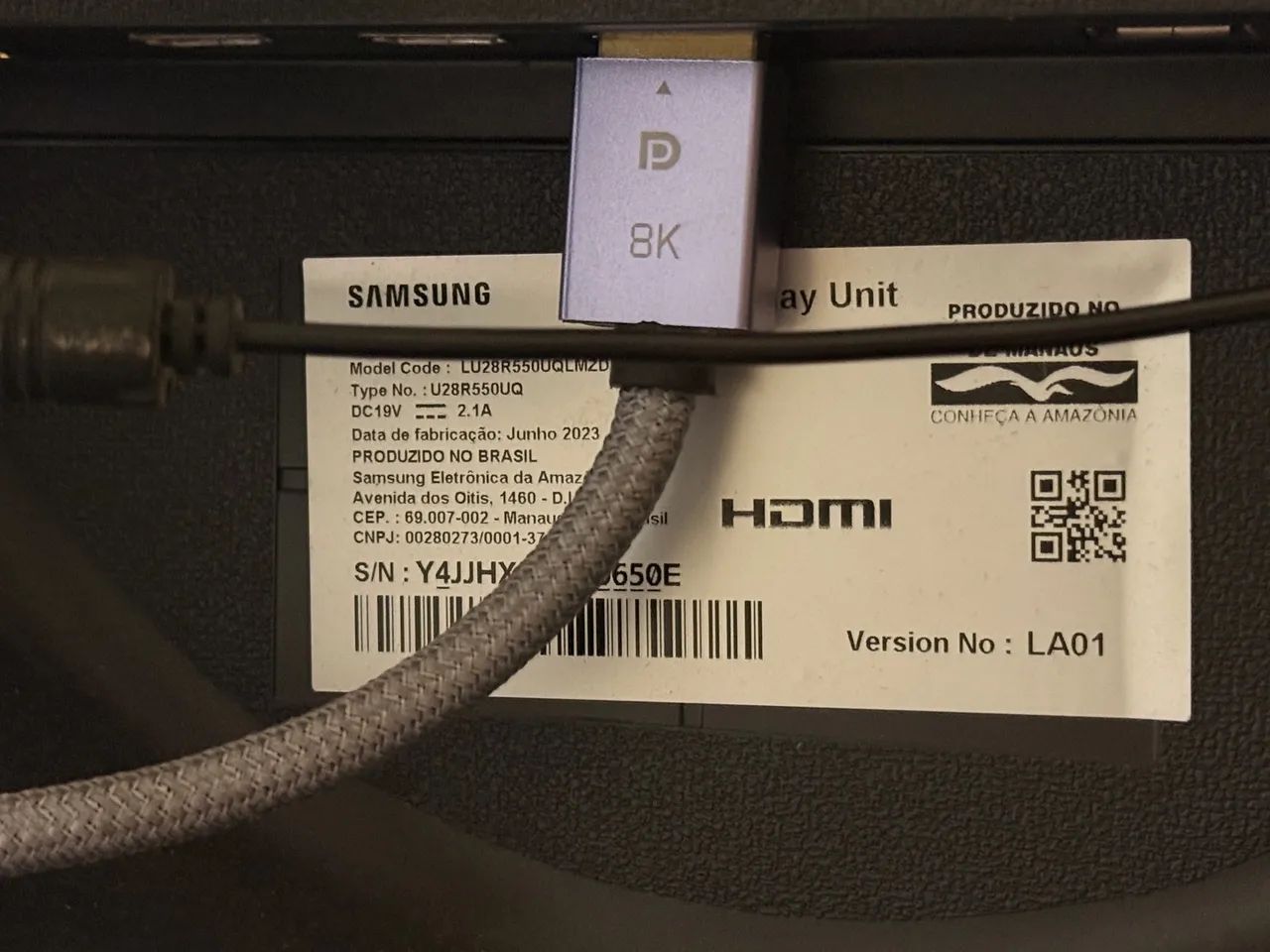 Monitor Samsung 4k - 28 polegadas - Foto 3