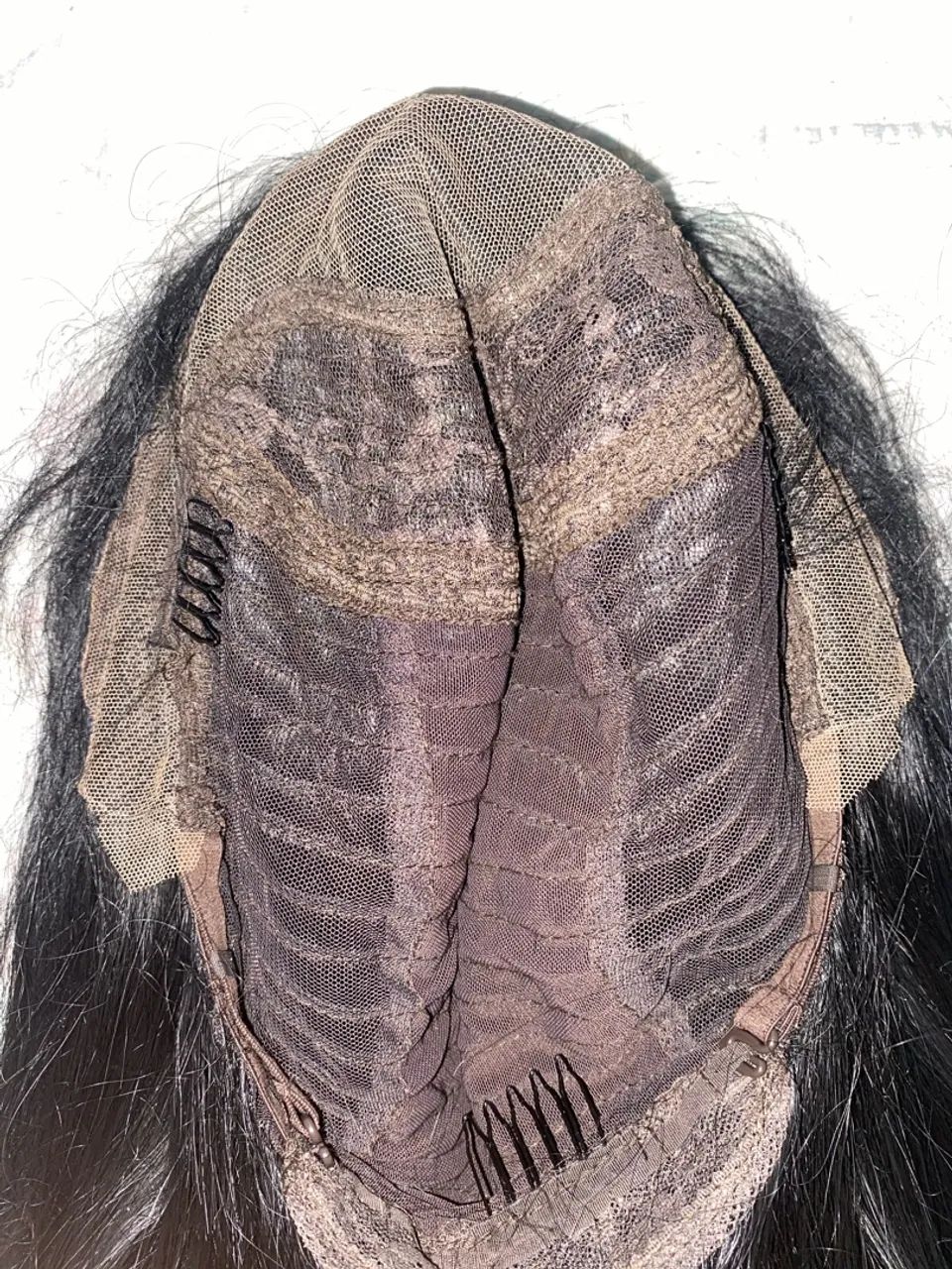 Peruca Lace Frontal Sintética Preta 26 Polegadas - Pouco Usada - Foto 3