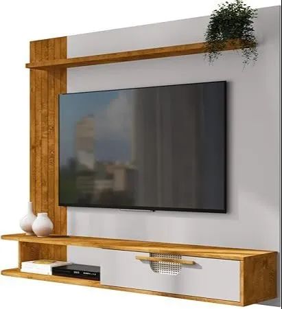 Painel Tv Até 65" Jeri Naturalle Off White -FAZEMOS ENTREGA!