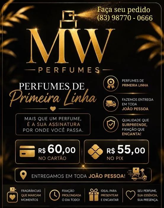 Perfumes importados primeira linha 