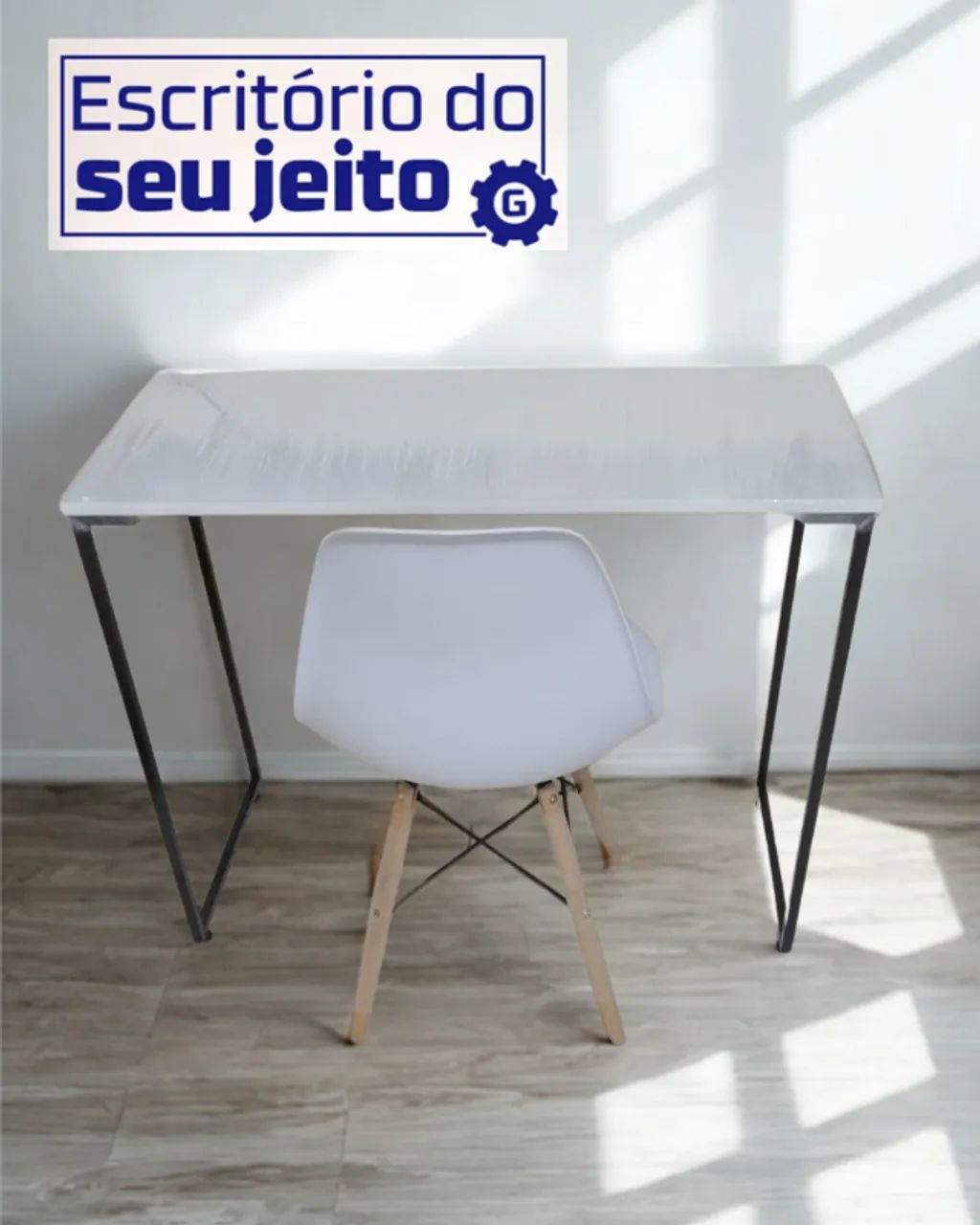 Mesa para Computador NOVA Escrivaninha Multiuso Notebook de Escritório Estudo Birô Gamer - Foto 2