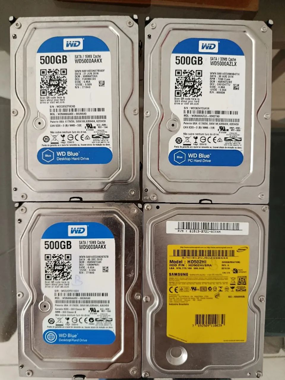 Vendo HDs de 500 giga