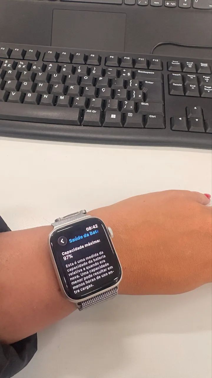 Apple Watch SE 2 geração starlight - Foto 2