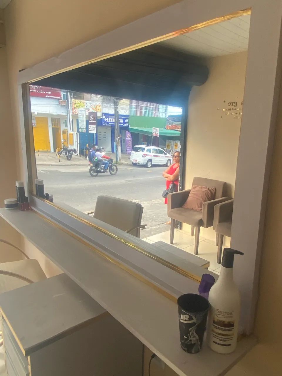 Espelho com bancada  - Foto 2
