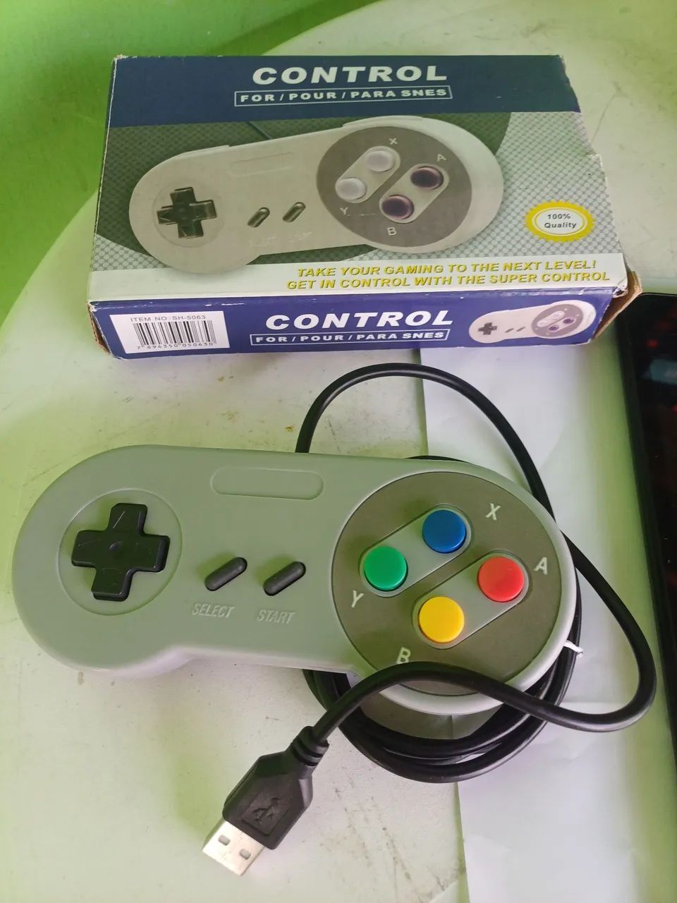 Kit Tablet Multi M10 + controle USB Snes + Caixa Bluetooth simples - Foto 3