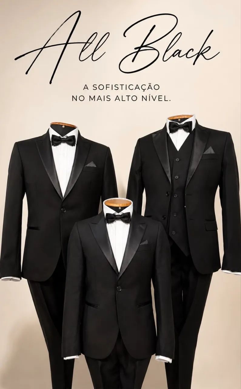 Aluguel de Trajes Masculinos - Ternos, Smoking e outros.