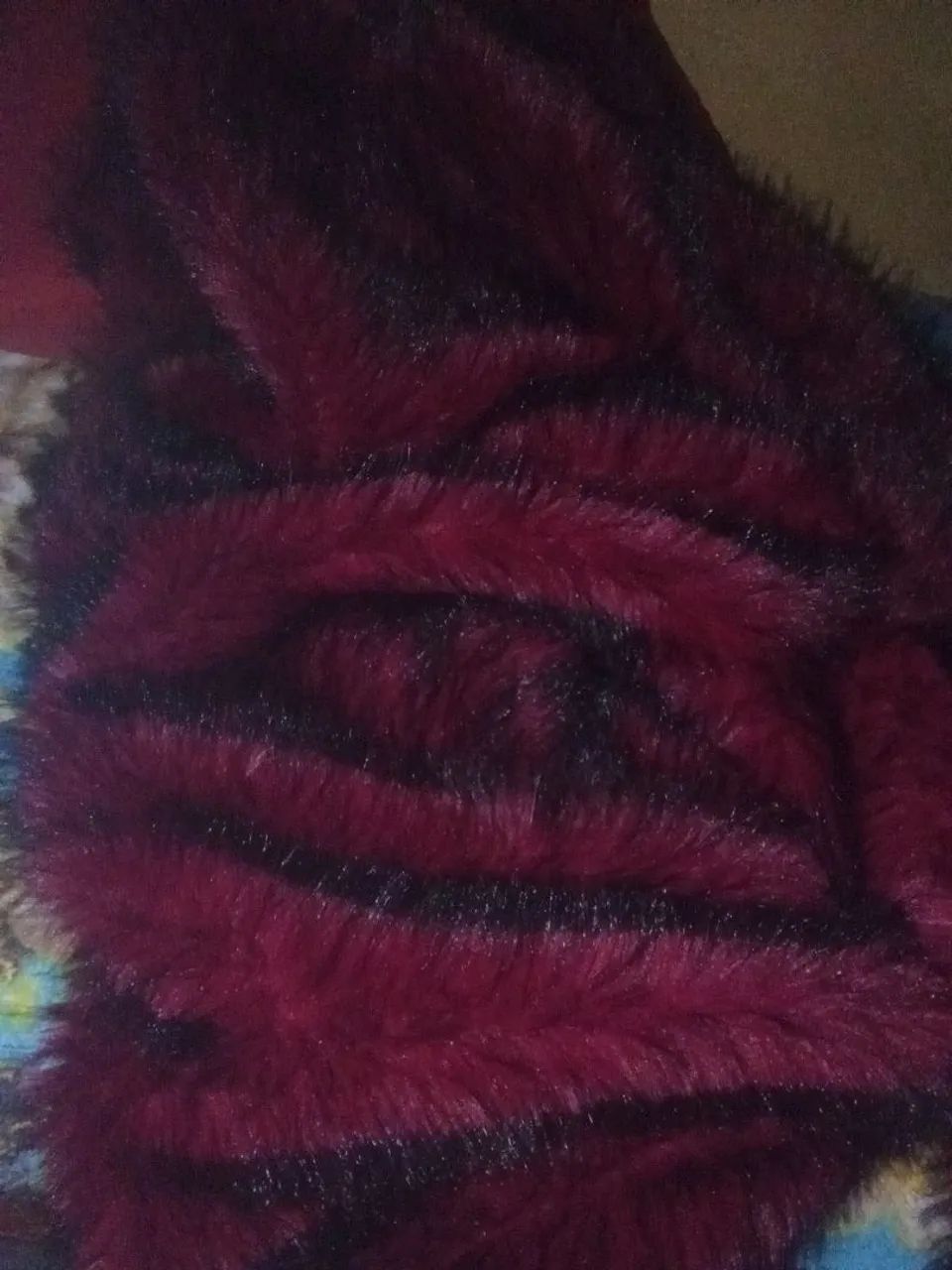 Casaco de pelo vermelho  - Foto 2