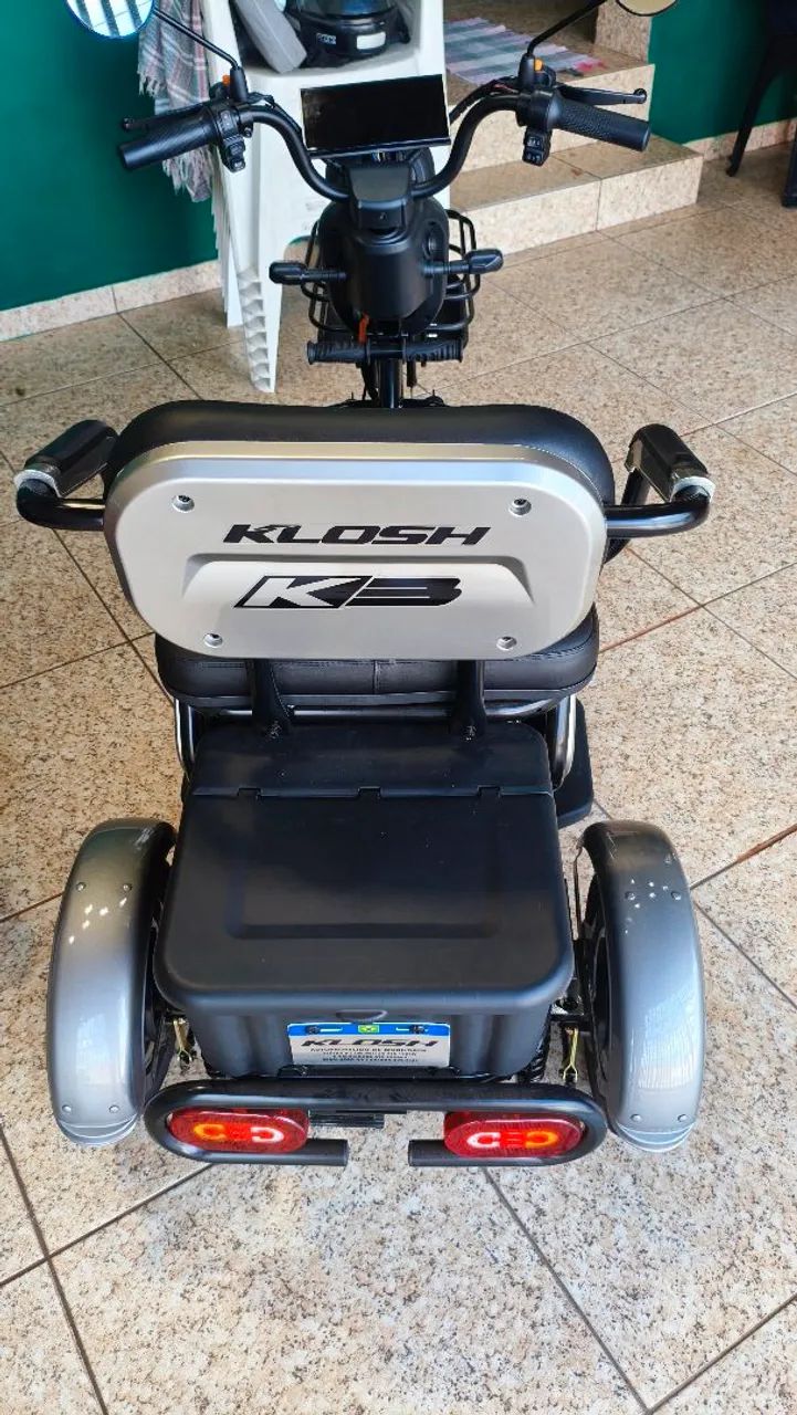 Triciclo Elétrico Klosh 800 W - Foto 3