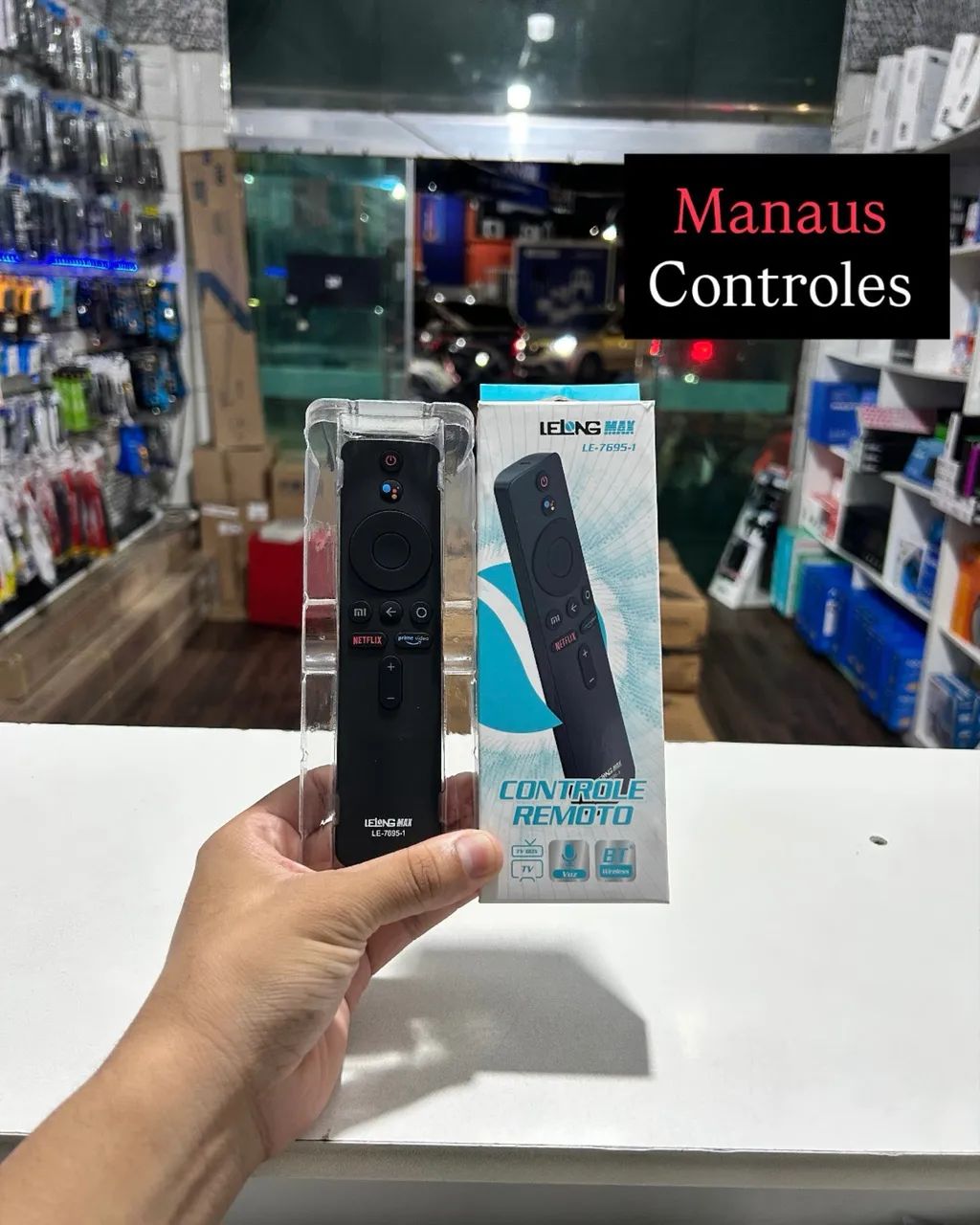 Controle Mi Stick da Xiaomi - Comando por Voz 