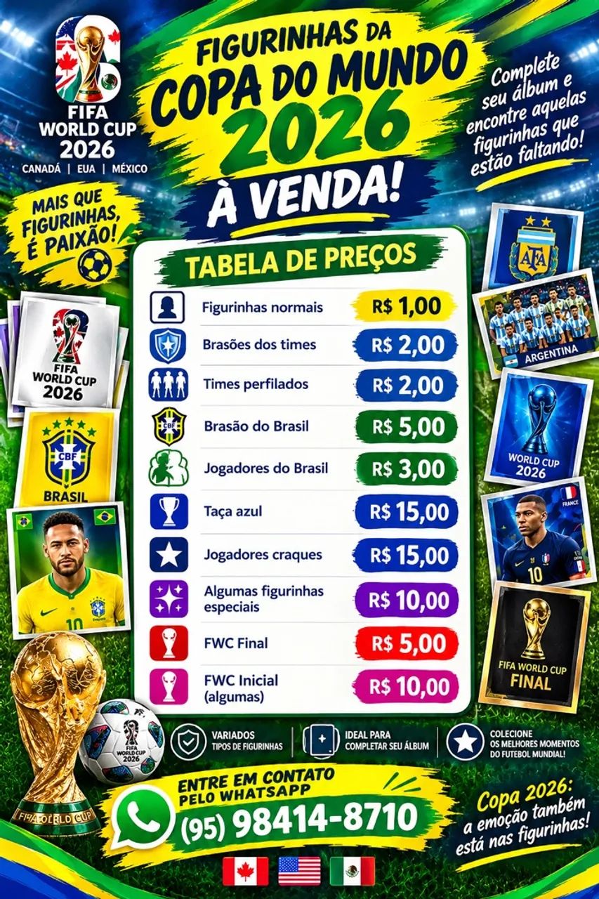 Figurinha do Álbum copa do mundo 2026 - Foto 2