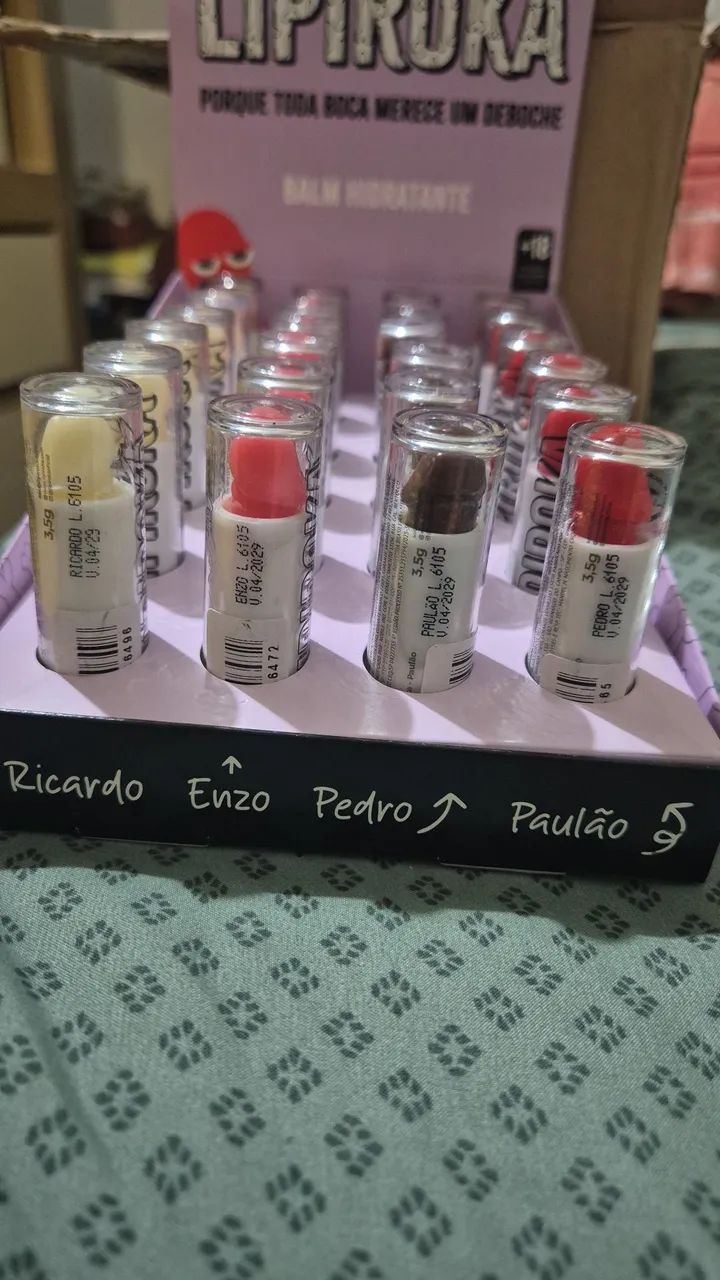 Bantos hidratante e lip balm