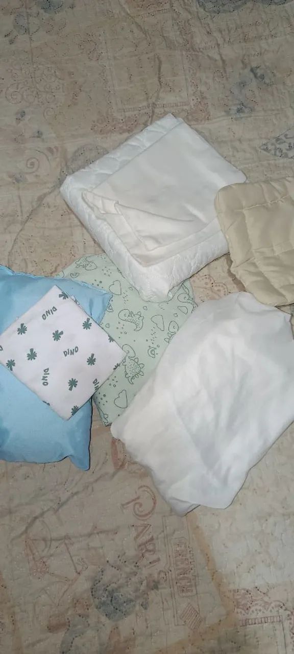 Berço multifuncional com colchão com kit berço mais cobertores  - Foto 2