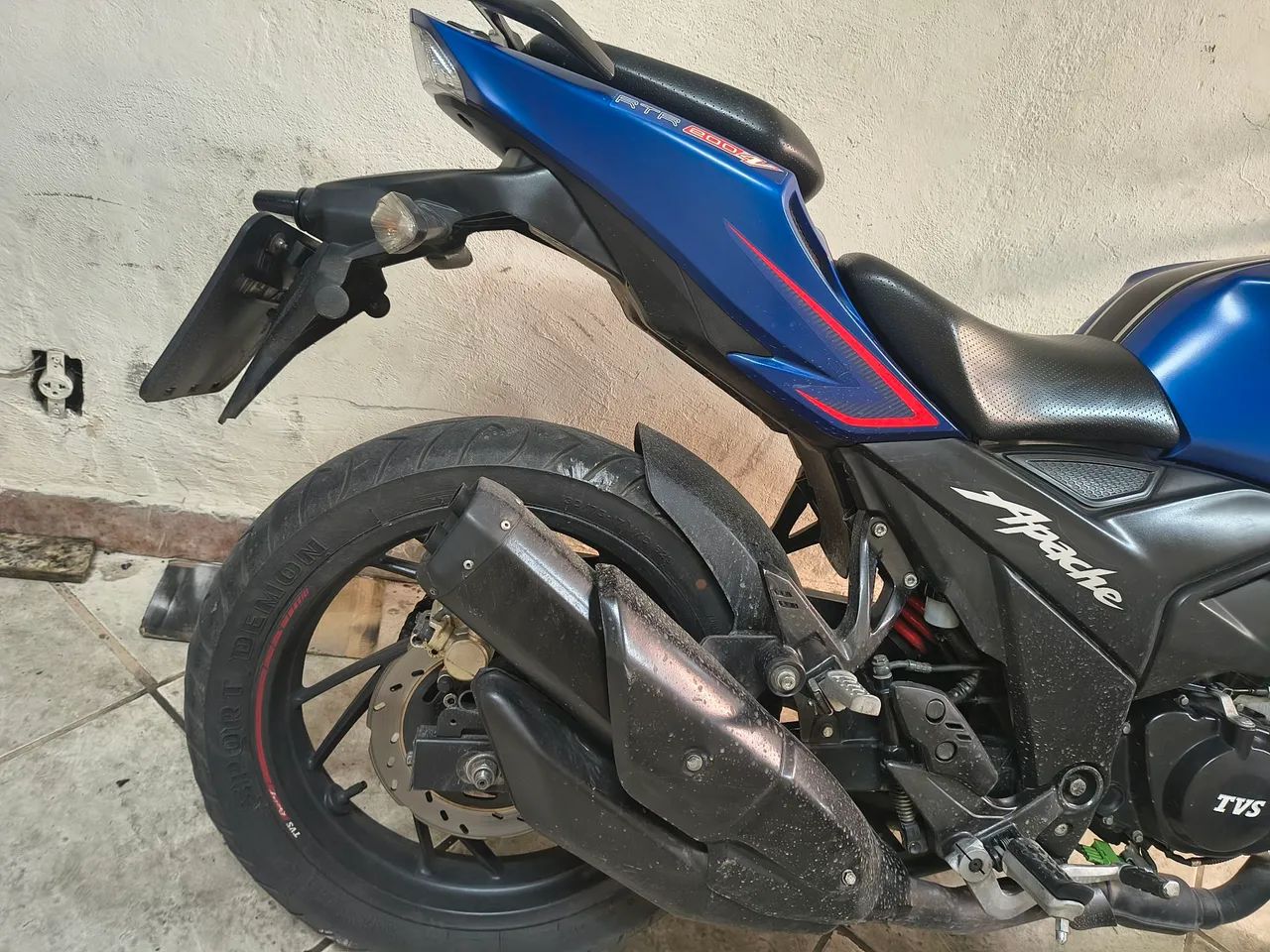 DAFRA APACHE RTR 200 2024 AC TROCA - Foto 3