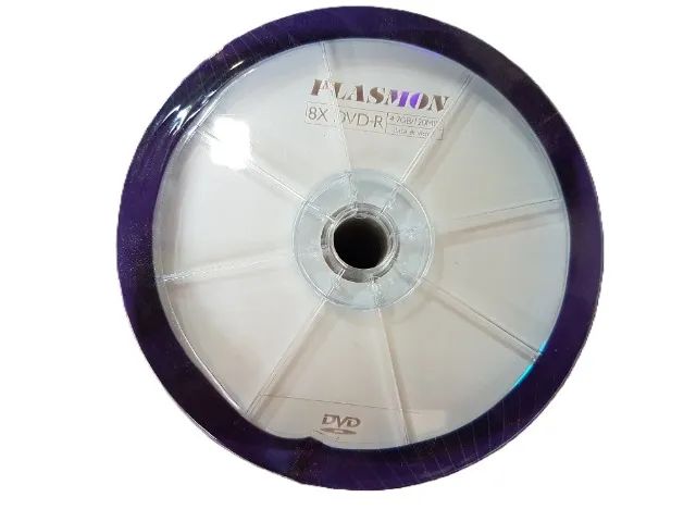 DVD-r Virgem Plasmon 8x 4.7GB 120min Tubo/50 lacrado novo - DVD