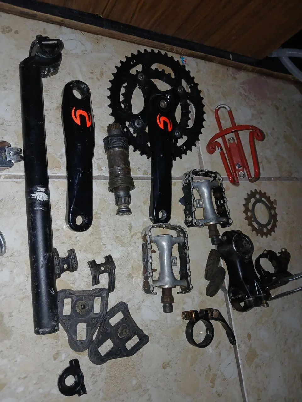 Peças usadas de bicicleta MTB. - Foto 3