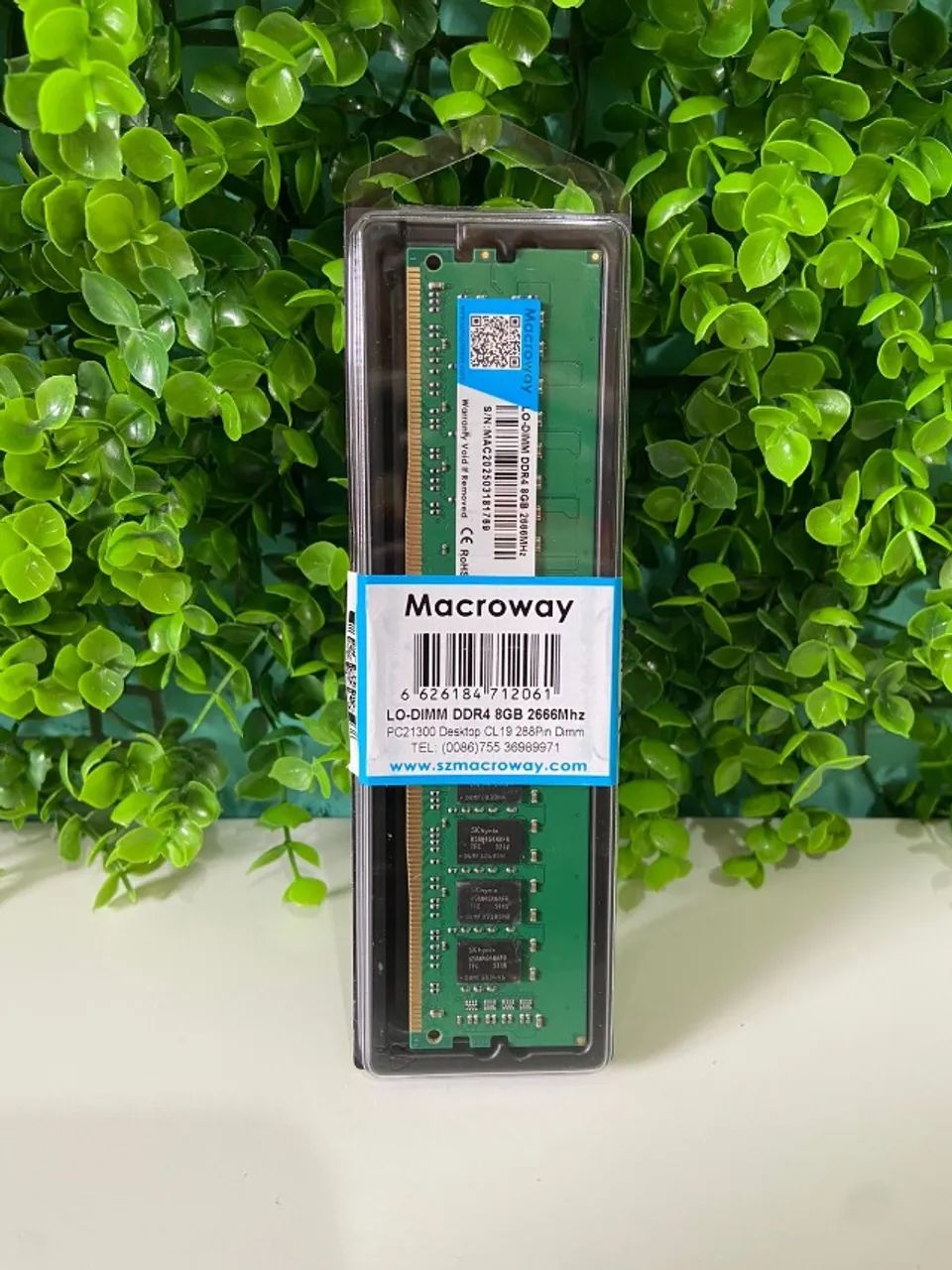 Memória RAM, DDR4, 8GB, 2666MHz, Desktop - MACROWAY - NOVO