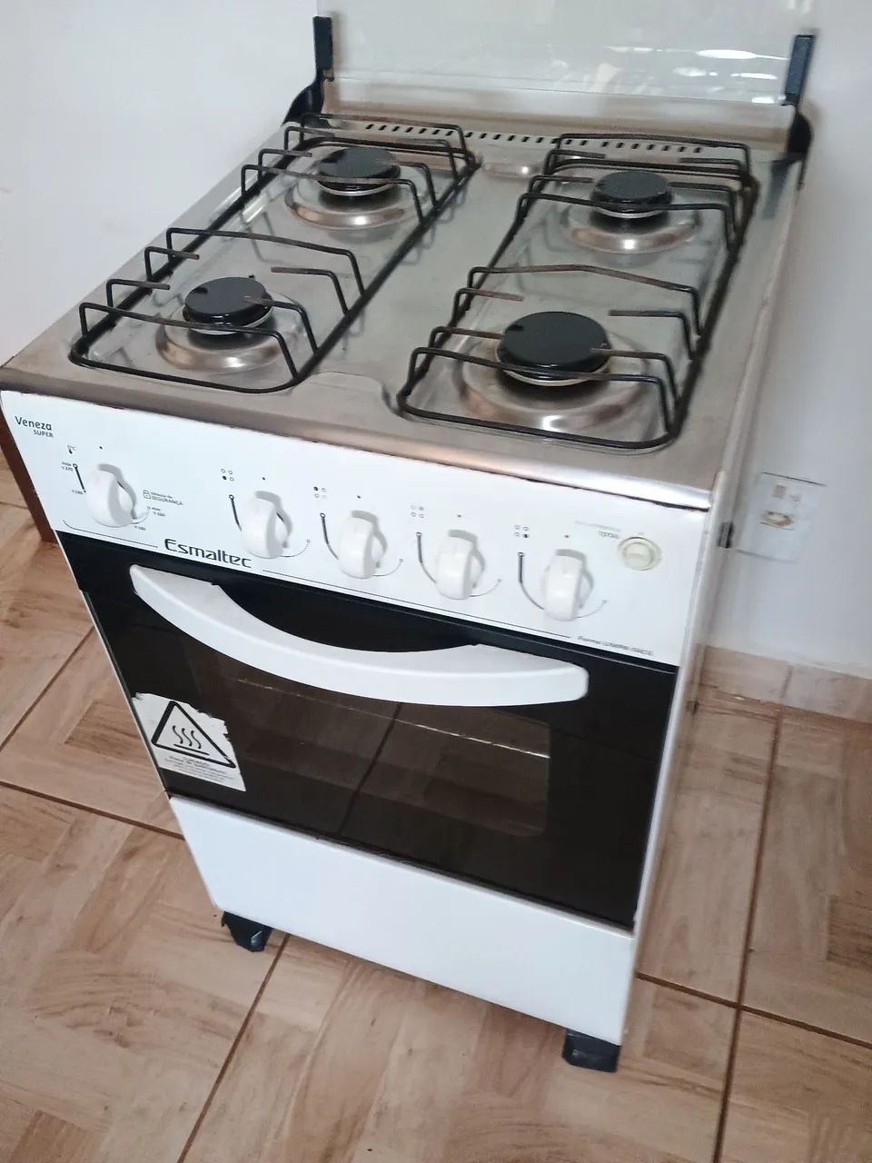 Fogão esmaltec 4 bocas funcionando perfeitamente  - Foto 5