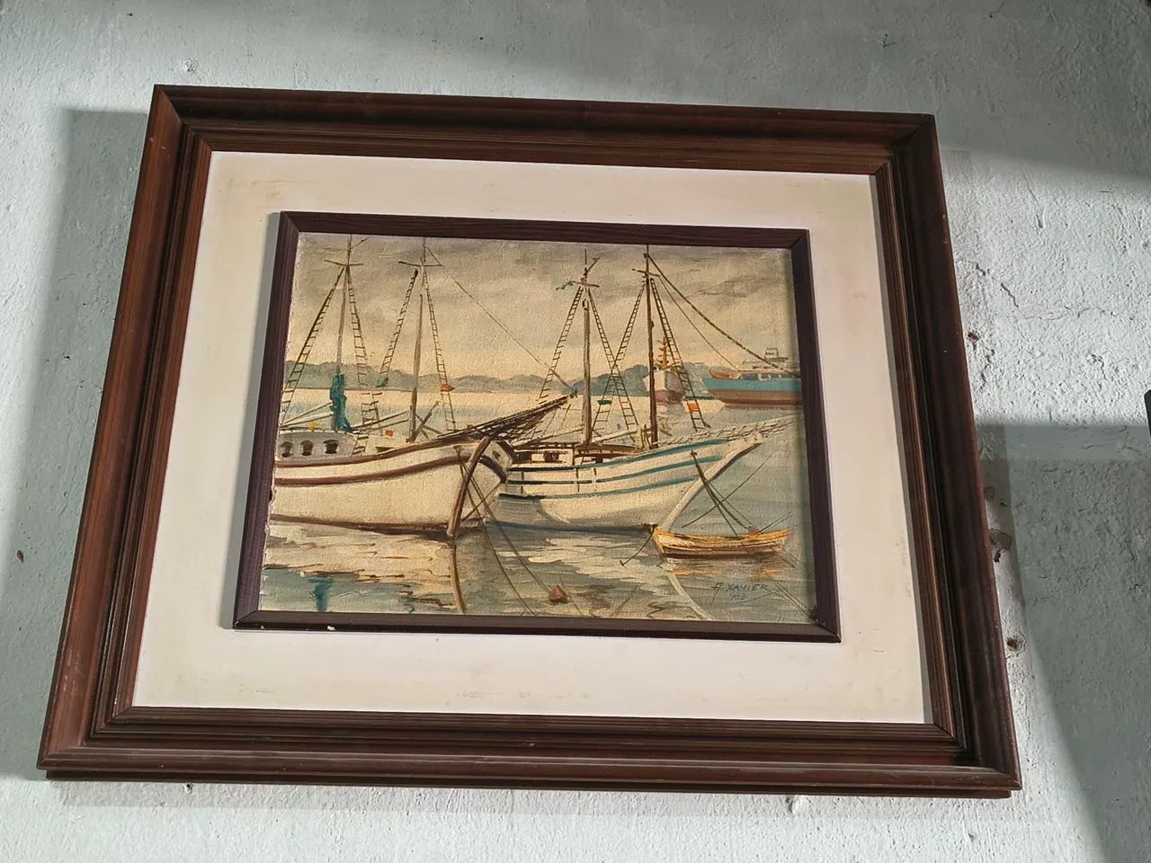 Pintura a óleo - Saveiros A. Xavier