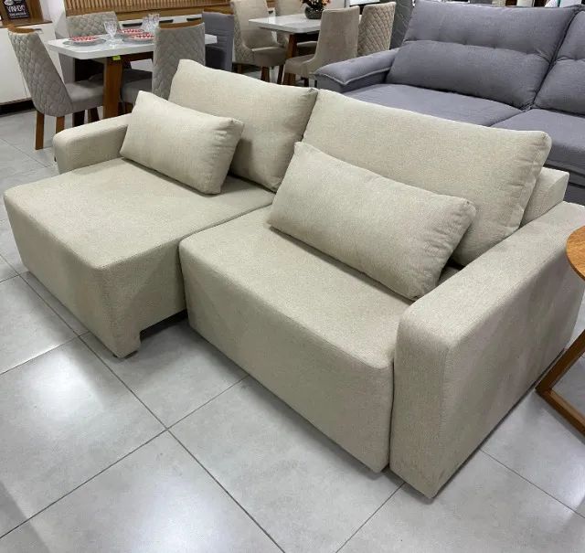 Sofá Retrátil e Reclinável Levita 2,10m D-33 - Bom Pastor