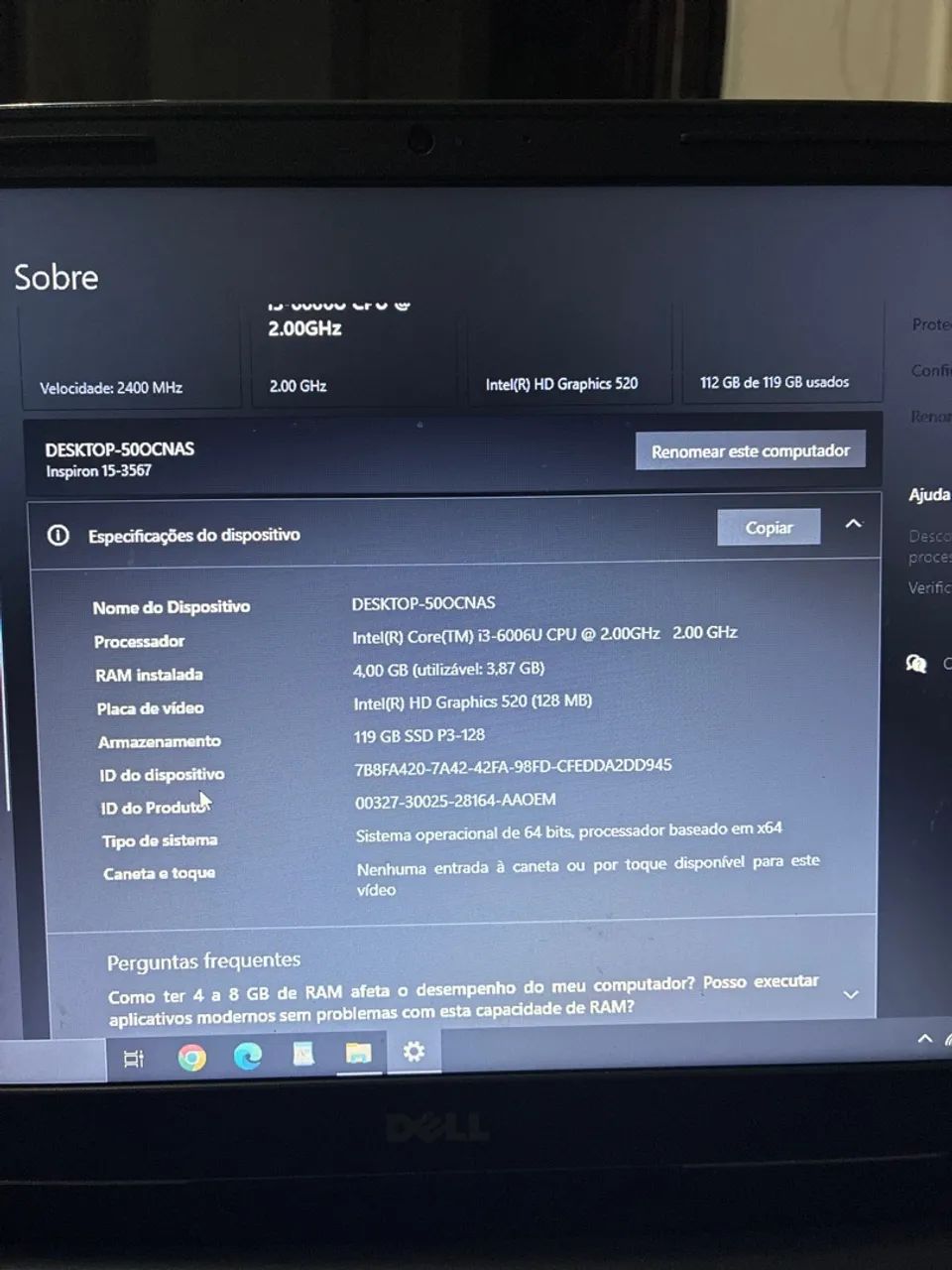 Notebook Dell Inspiron 15 3567 - Foto 4