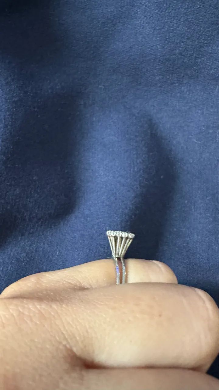 Anel chuveiro em ouro 18k - Foto 2