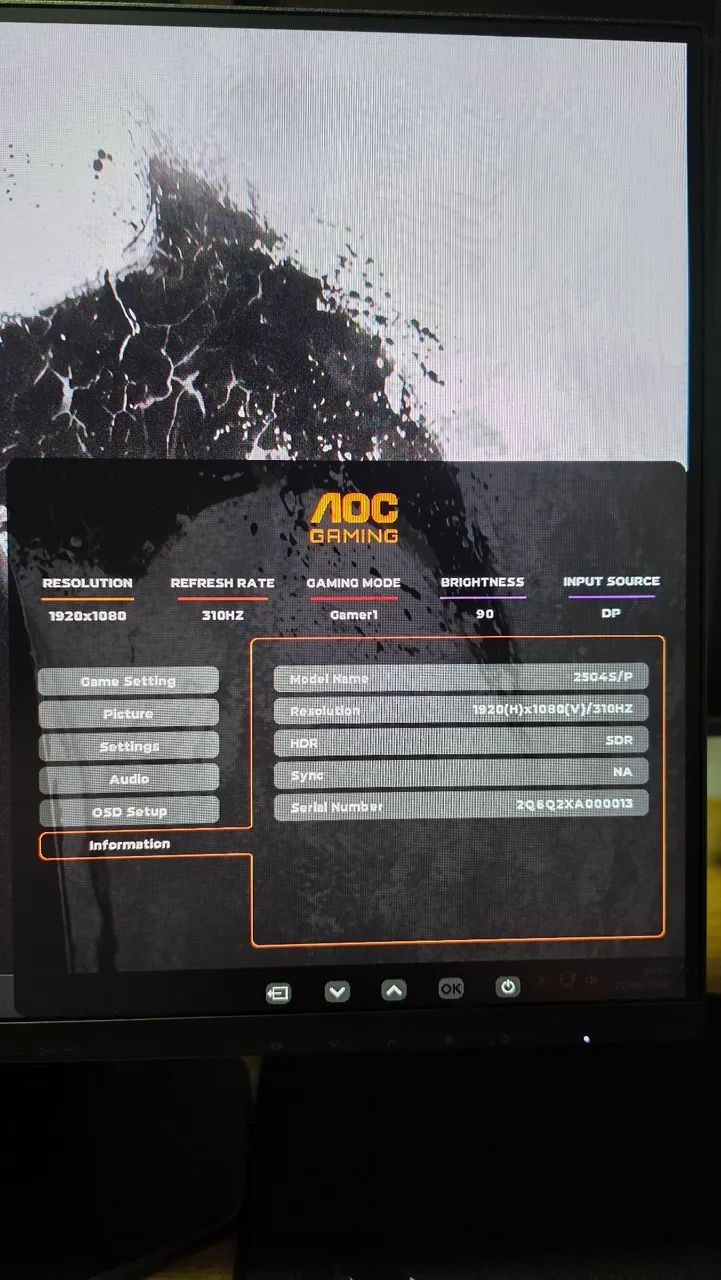 Monitor AOC 310hz - Foto 2