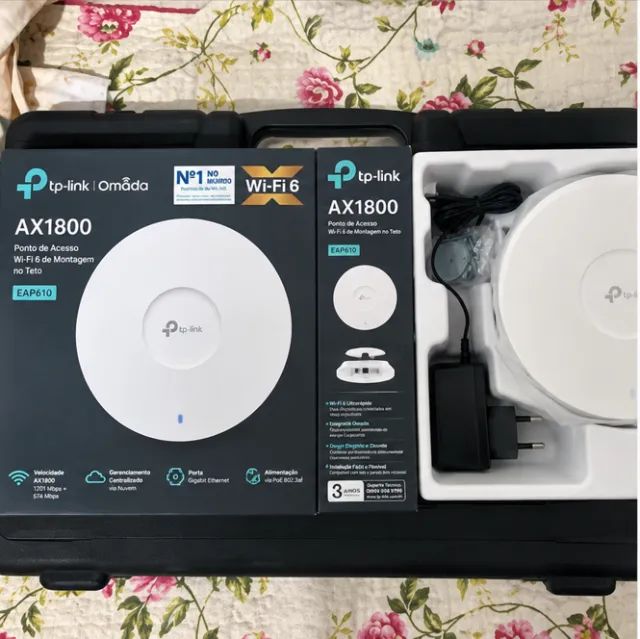 Access Point Tp-Link Eap610, Ax1800, 1775MBps Omada, Wi-Fi 6, Montável Em Teto - Foto 2