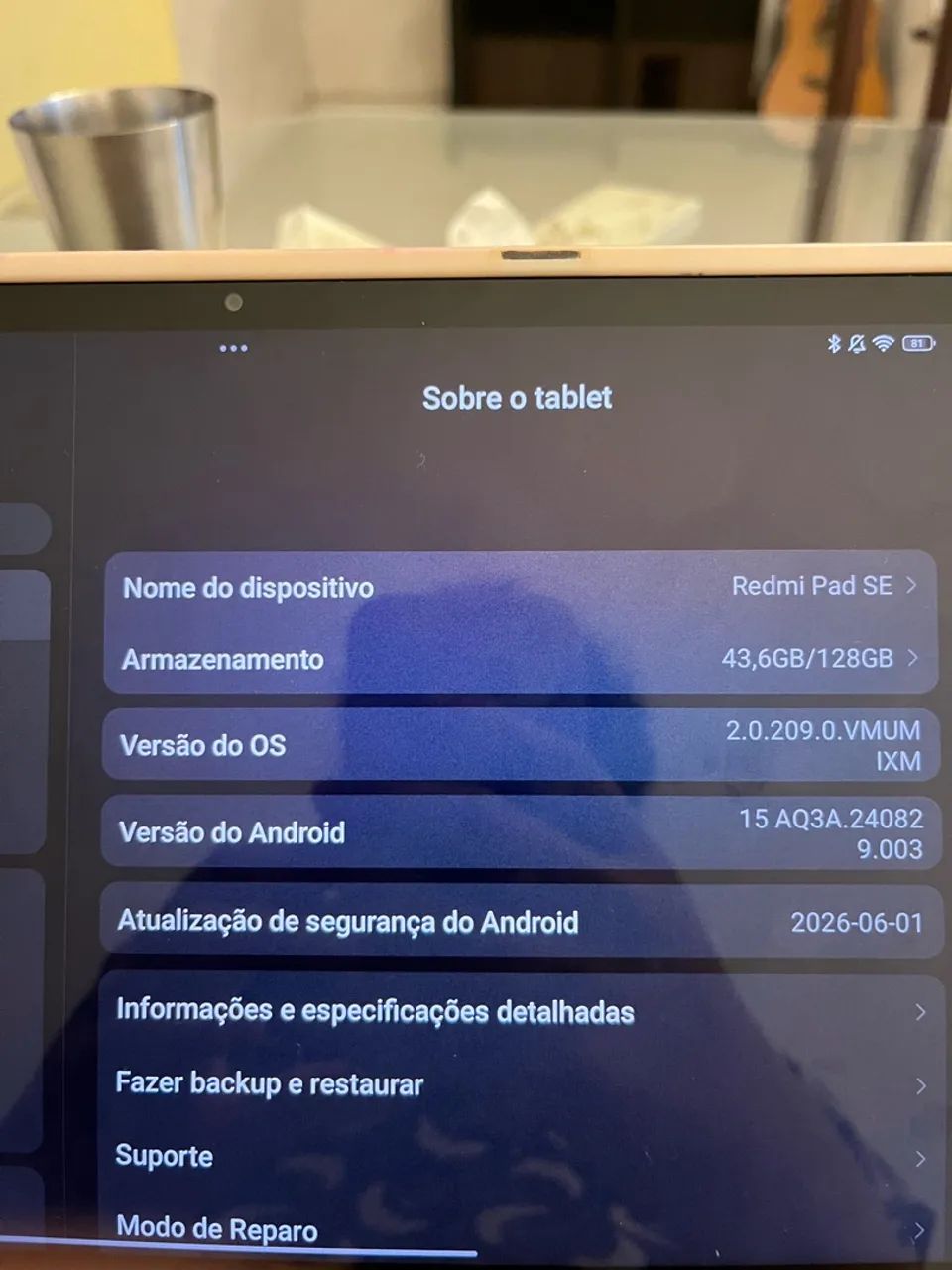 Tablet redmi Ped se 128gb 4GB - Foto 4