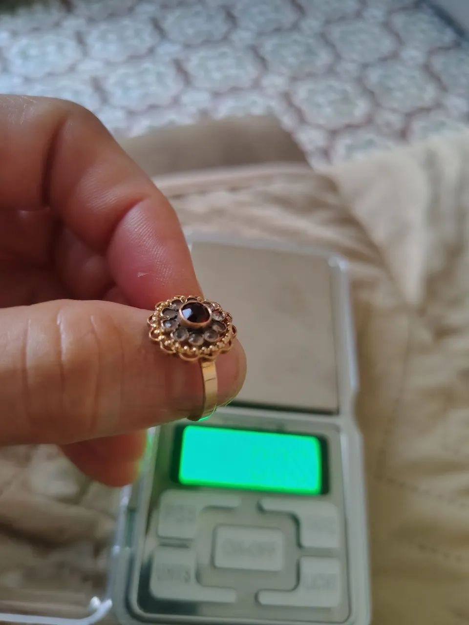 Anel chuveirinho 18k - Foto 4
