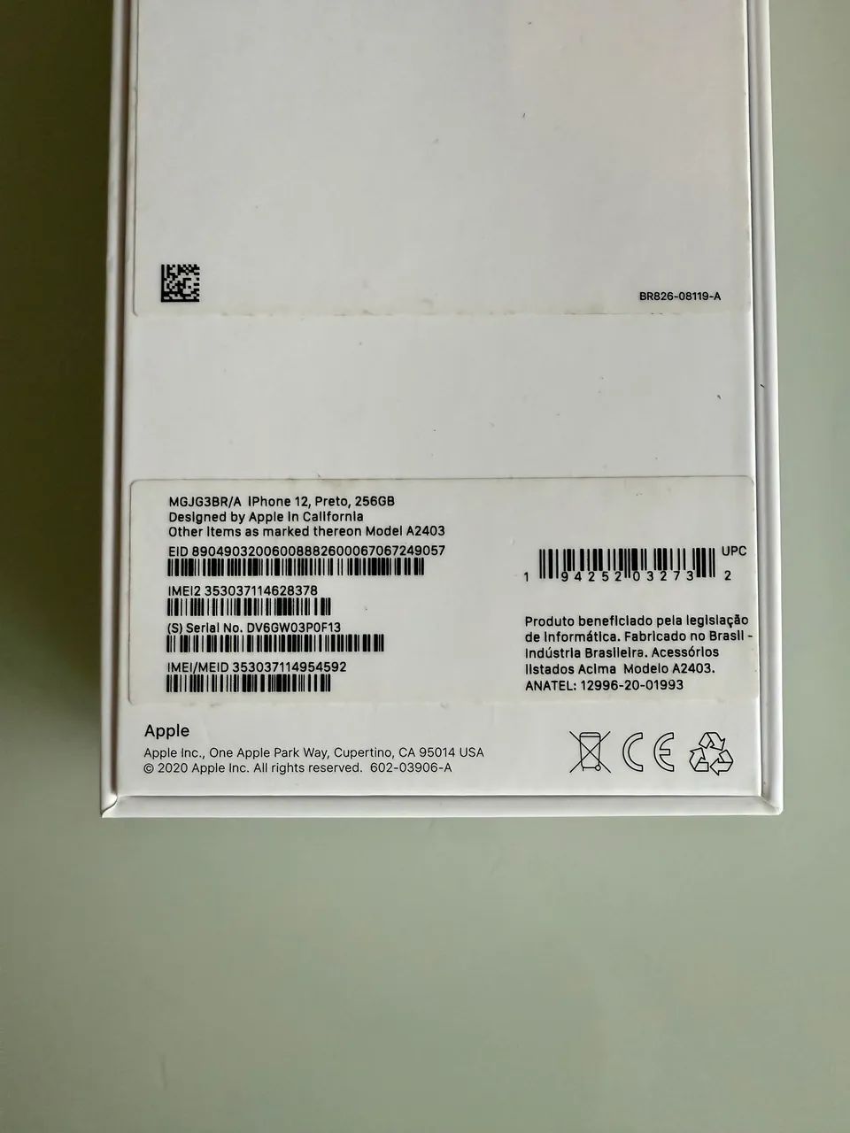 iPhone usado 12 256 GB preto  - Foto 2
