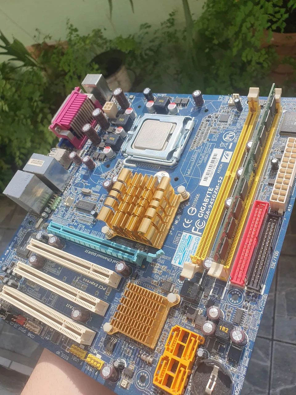 Kit 775 ga-945gzm-s2 processador+memória SEM TESTE  - Foto 3