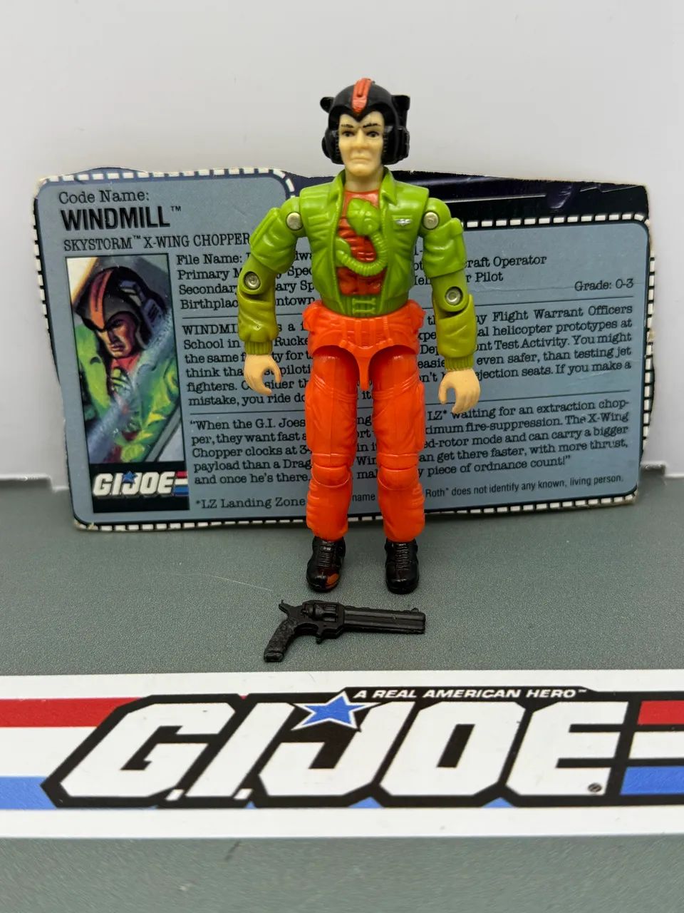 Gi Joe Windmill Skystorm Pilot comandos em ação - Hobbies e