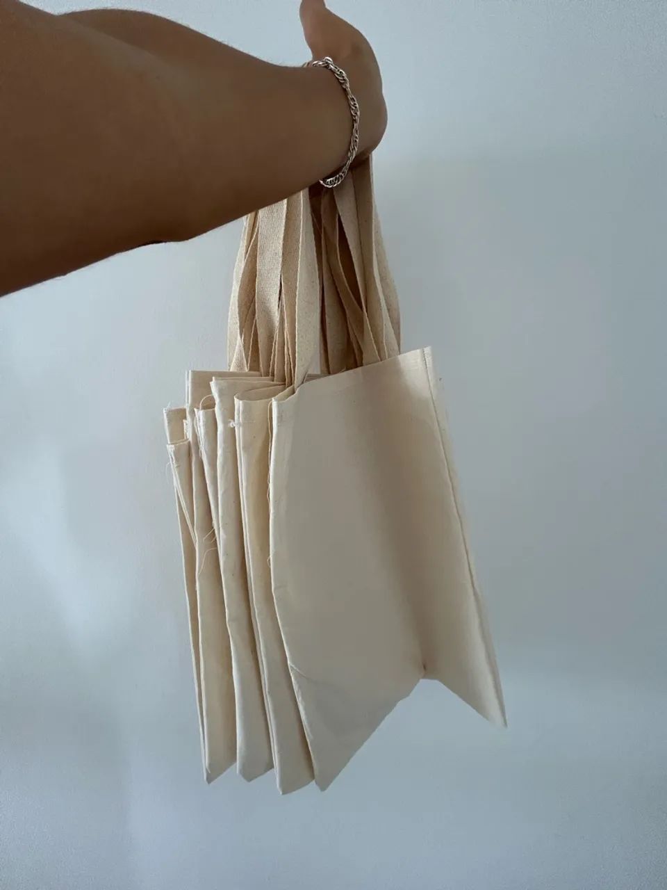 20 Ecobag 100% Algodão cru  - Foto 4