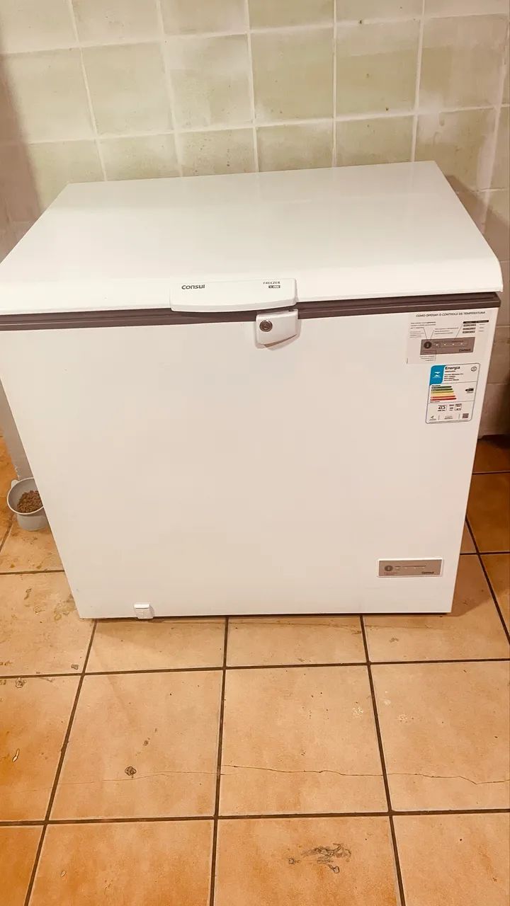 Vendo freezer semi novo cônsul 309l