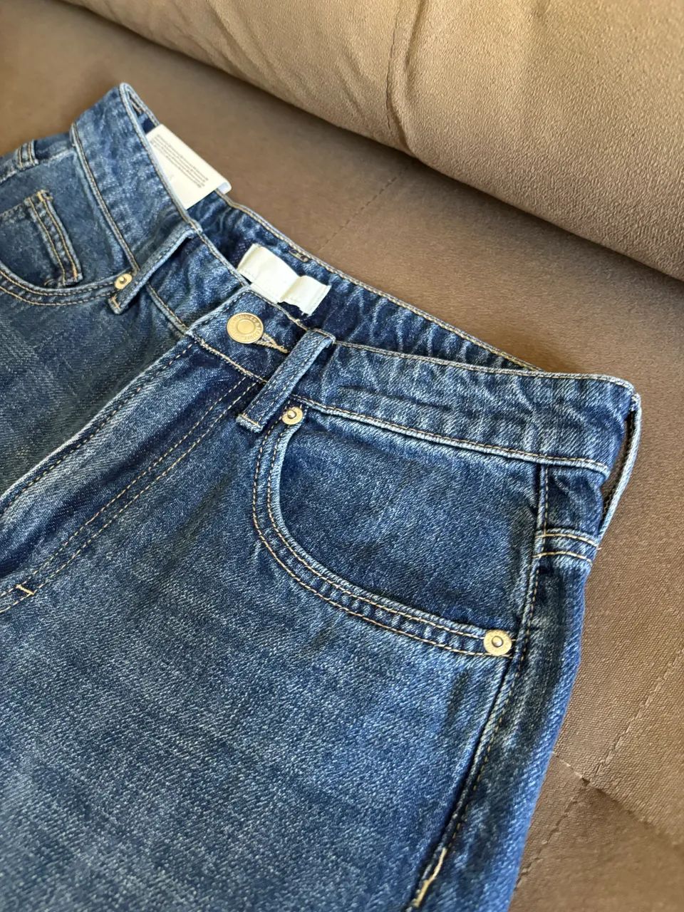 Bermuda Jeans H&M Nova Tamanho 38 - Foto 2