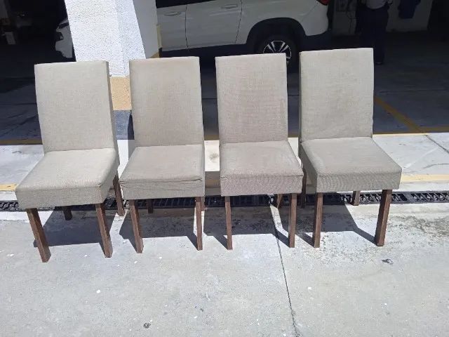 Conjunto 4 cadeiras mesa de jantar - Foto 4