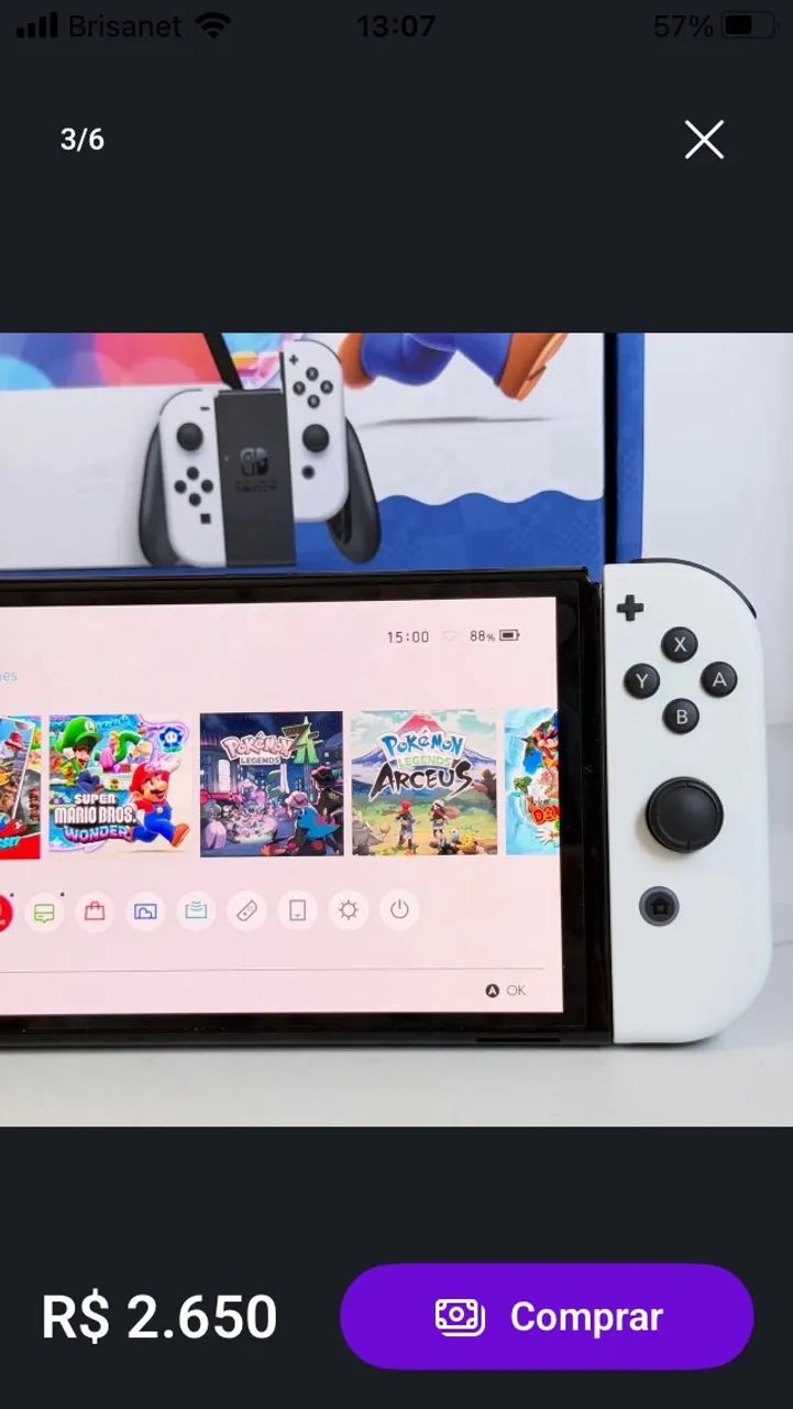Nintendo switch oled desbloqueado  - Foto 5