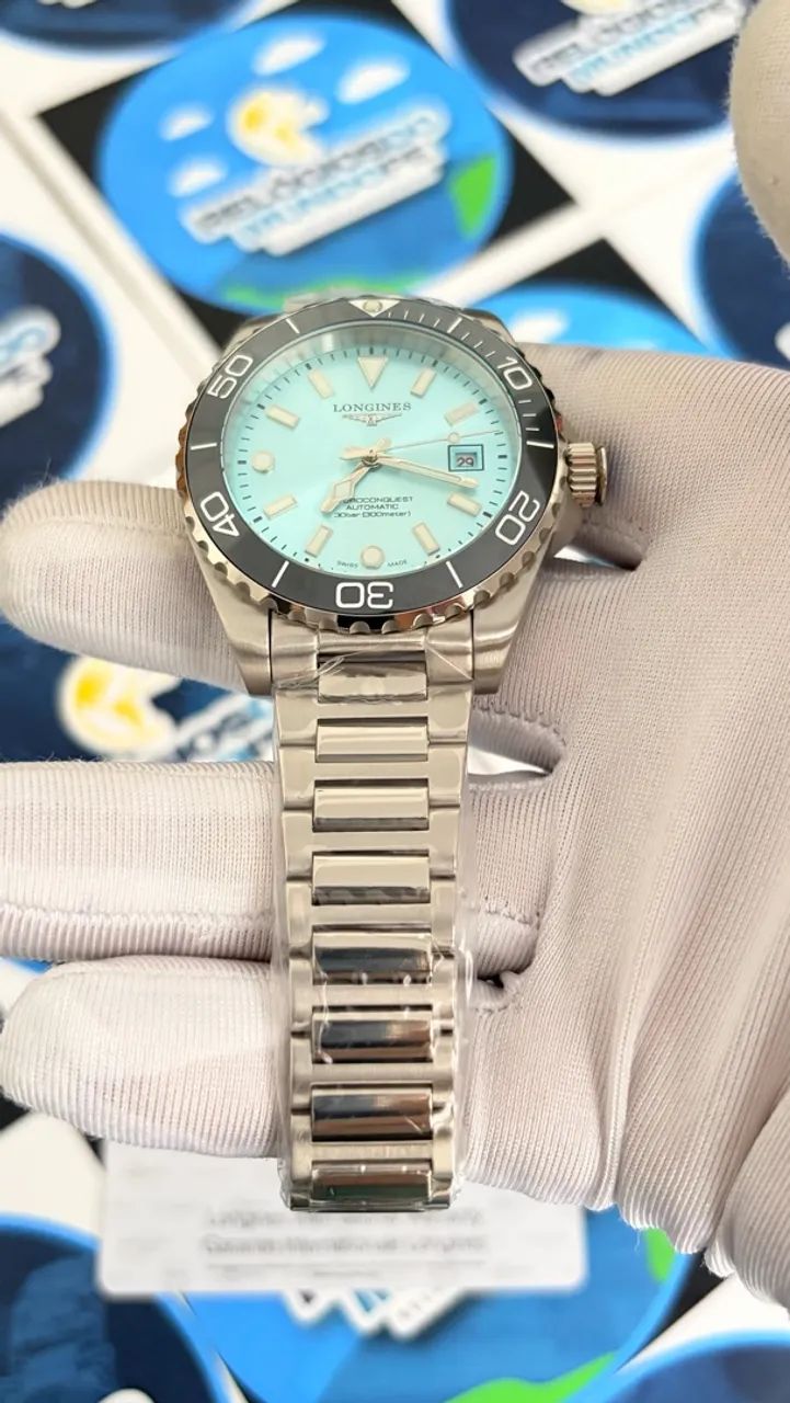 RELÓGIO LONGINES HYDROCONQUEST ICE BLUE AUTOMÁTICO  - Foto 2