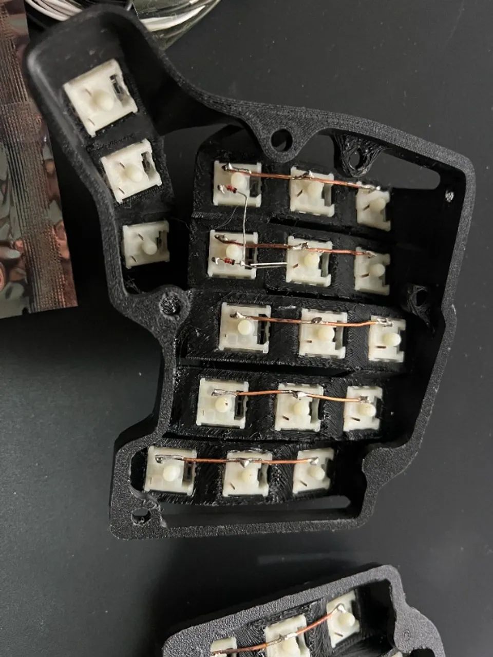peças teclado split charybdis nano (bastard keyboards) - Foto 4